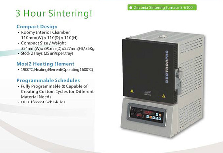 ADDIN Duotronpro S-6100 - печь для синтерризации циркония